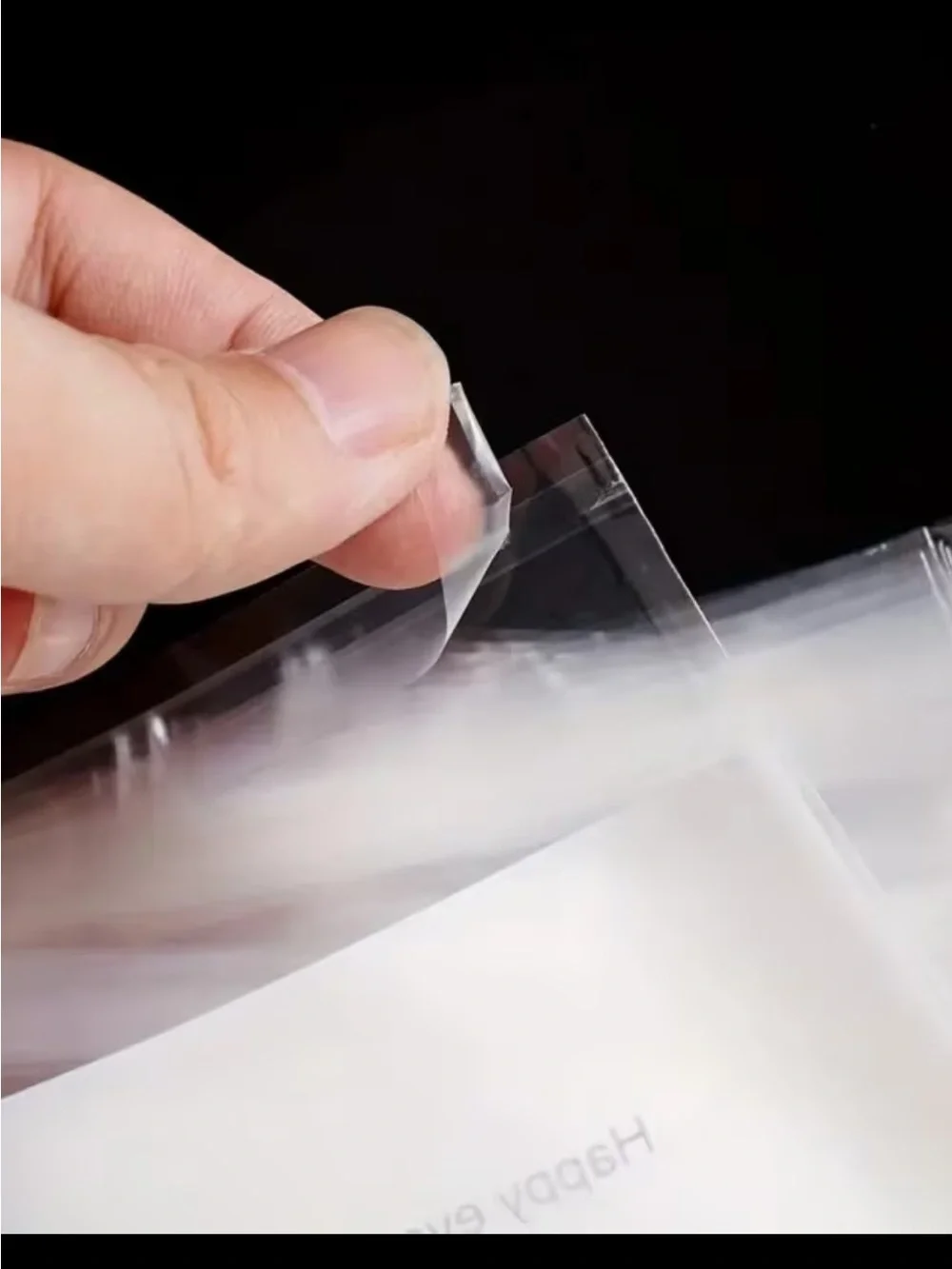 Clear Thank You Plastic Bags - 2.75 x 2.75 (Thank You Design)